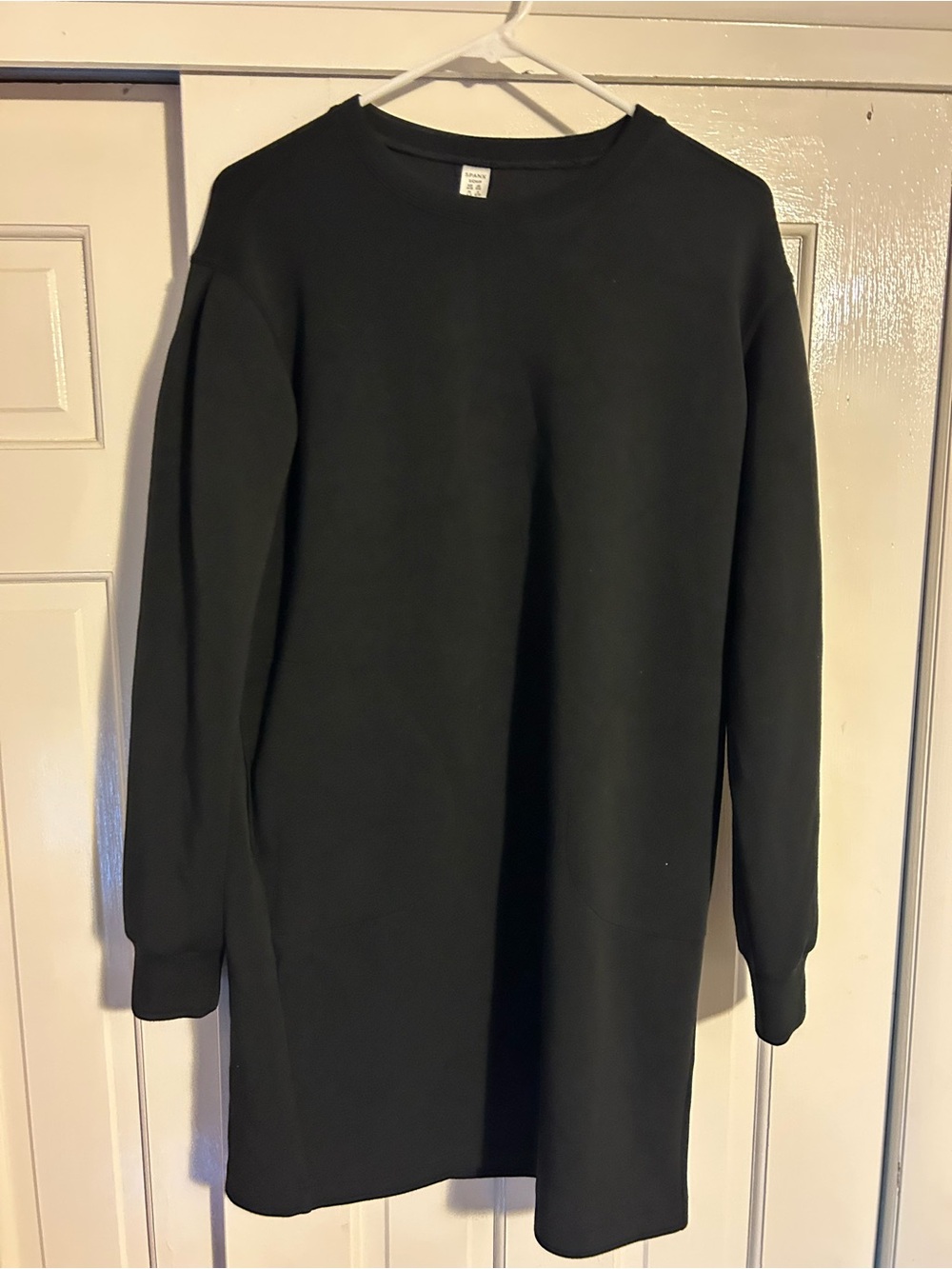 SPANX Black Mini Sweater Dress - Picture 2 of 6